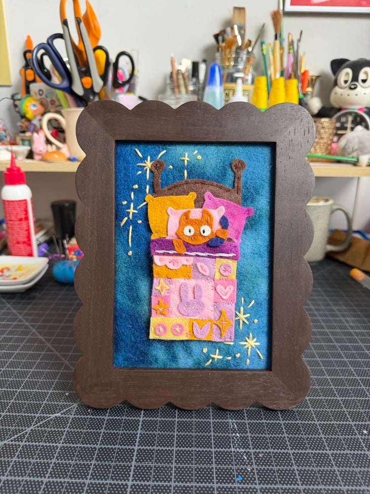 Image of Felt Cat Friend
