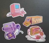 Image 3 of Retro Tech Stickers - $4 each or 12 for $30