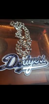 Dodgers logo Silver