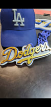 Dodgers logo Gold 