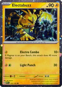 Electabuzz - 125/165 (Cosmos Holo) - Miscellaneous Cards & Products - Near Mint