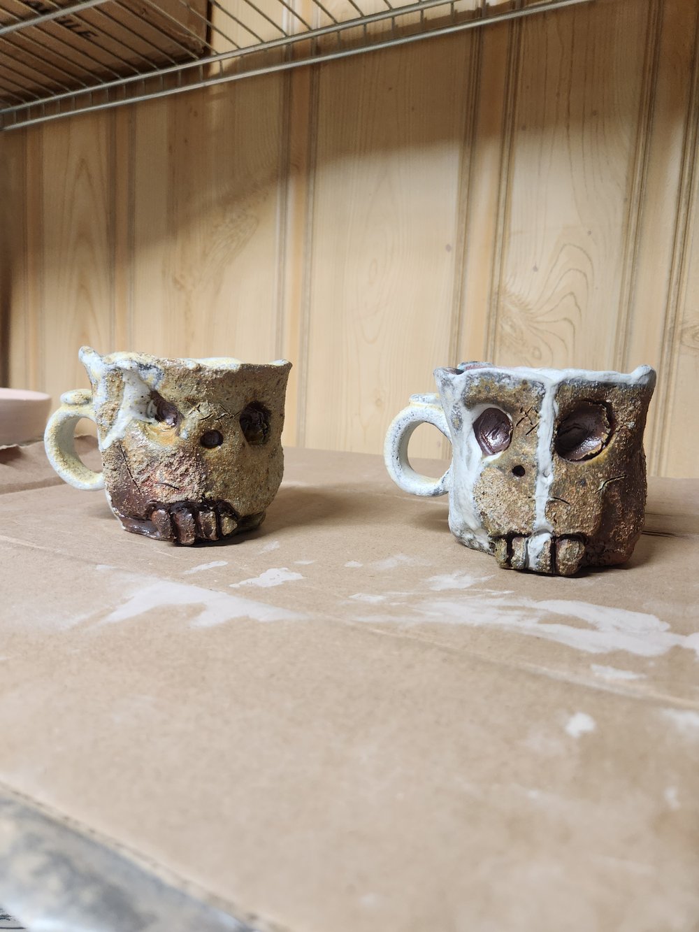 Image of Two Skull Mugs for Jessie
