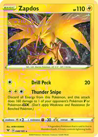 Zapdos (Cosmos Holo) - Miscellaneous Cards & Products - Near Mint
