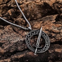 Image 8 of 👑The Armored Kingdom Oathblade of the Eternal Circle Necklace-Legacy Piece-Timeless Look-Cosplay