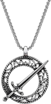 Image 12 of 👑The Armored Kingdom Oathblade of the Eternal Circle Necklace-Legacy Piece-Timeless Look-Cosplay