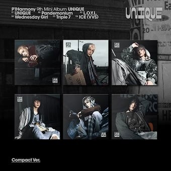 Image of [PRE-ORDER] P1HARMONY 'UNIQUE' (Compact Ver) + Early Bird Weverse Shop POBs