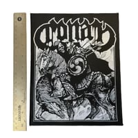 Horse Back Battle Hammer Woven Back Patch