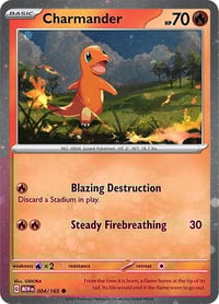 Charmander - 004/165 (Cosmos Holo) - Miscellaneous Cards & Products - Near Mint