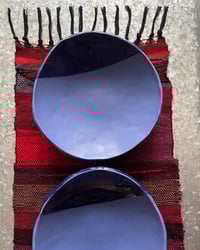 Image 1 of HUNGRY POET 𓎟 dinner plate set (blue)
