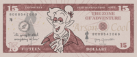 Image 1 of lup's fifteen dollar bill sticker