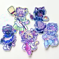 Image 1 of Maid Catboy Cuties Stickers