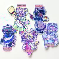 Image 2 of Maid Catboy Cuties Stickers