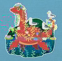 Image 1 of "Cute Cryptid Friends - Nessie" Vinyl Sticker