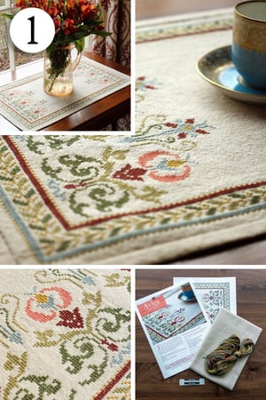 Image of Folk Embroidery Cross Stitch Kits