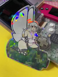 Image 1 of P-Rider Fairy - Large Holo Vinyl Sticker