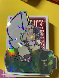 Image 2 of P-Rider Fairy - Large Holo Vinyl Sticker