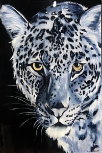 Image 1 of Snow Leopard Original Painting 