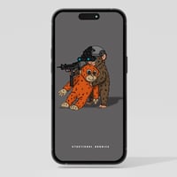 Punch monkey phone wallpaper 