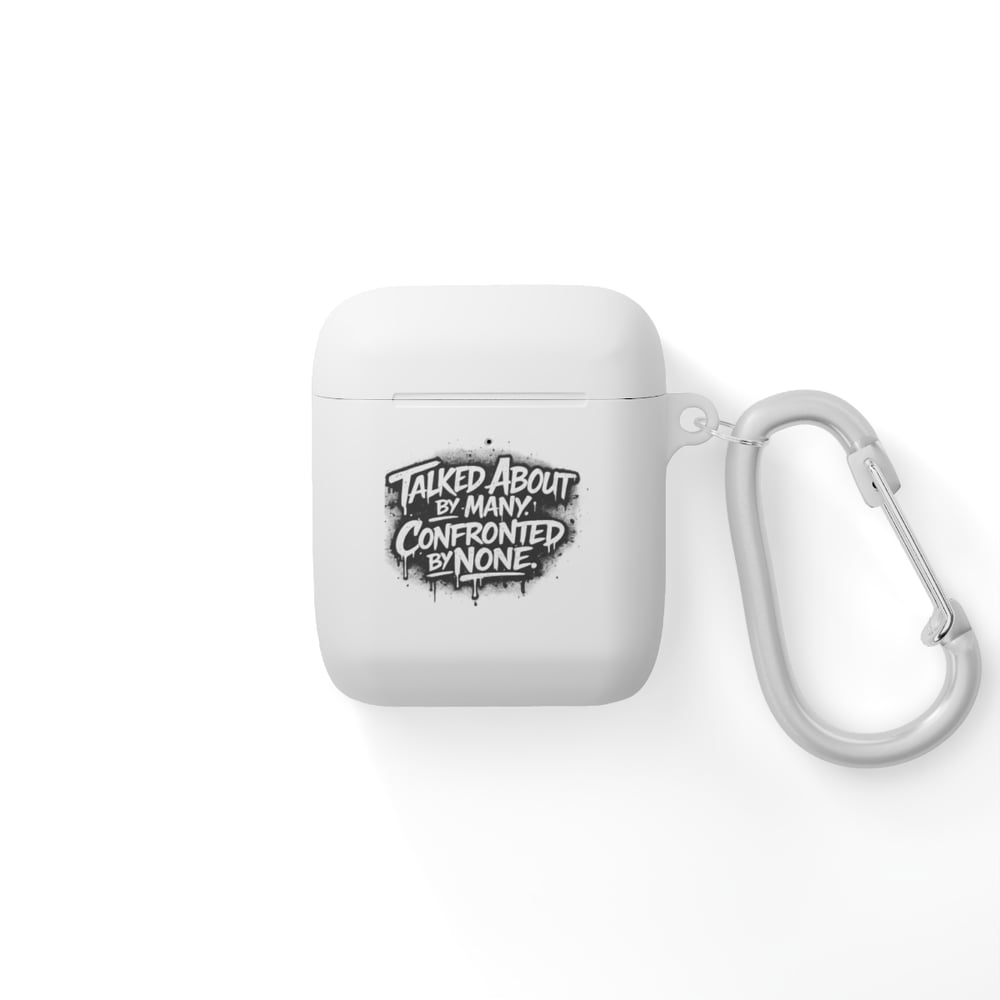 Image of AirPods Case Cover — 'Unbothered' Graffiti Quote Protective Skin