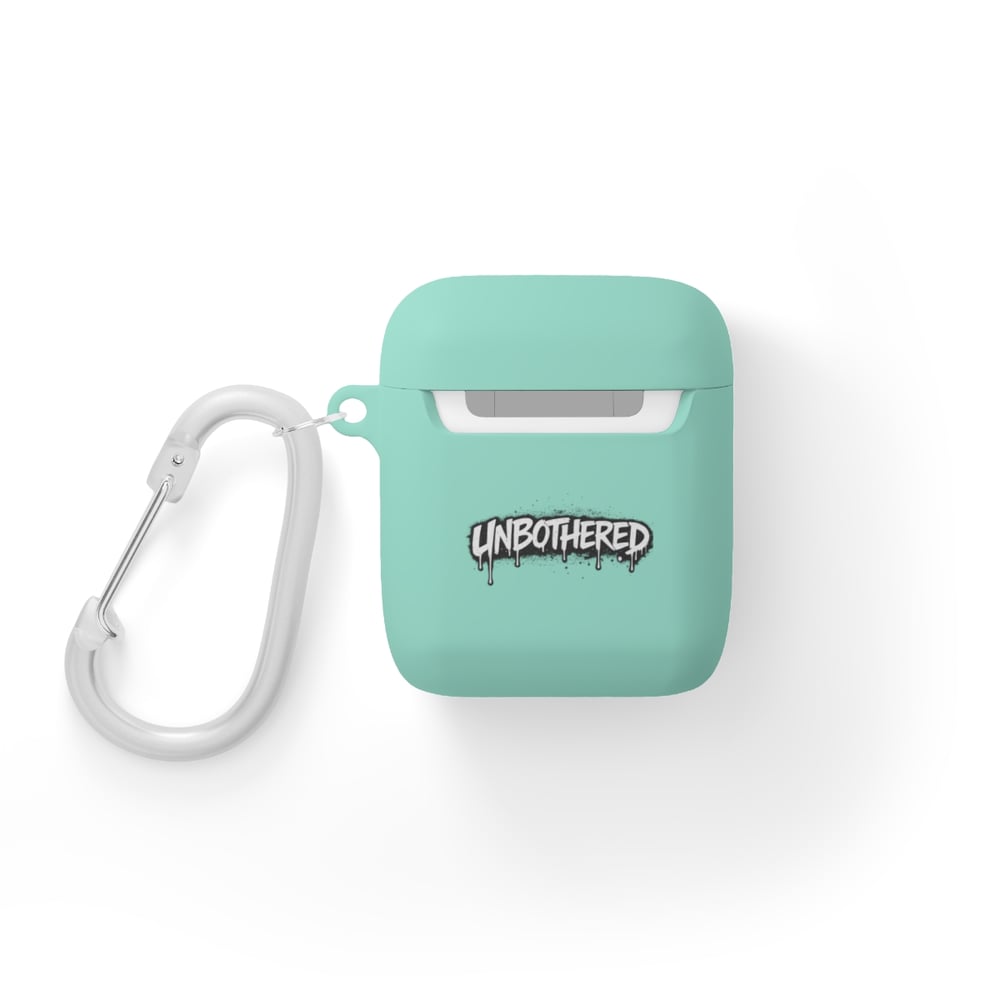 Image of AirPods Case Cover — 'Unbothered' Graffiti Quote Protective Skin