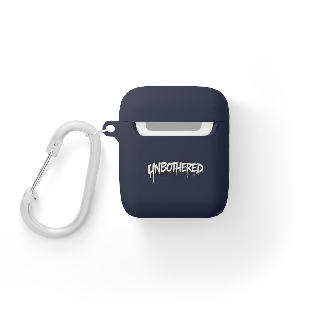 Image of AirPods Case Cover — 'Unbothered' Graffiti Quote Protective Skin