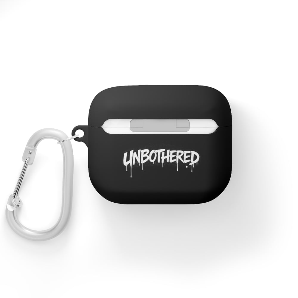 Image of AirPods Case Cover — 'Unbothered' Graffiti Quote Protective Skin