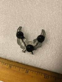 Image 2 of Vintage pewter biker pin Large eagle