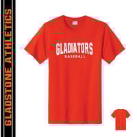 Gladiator Baseball Tshirt (Orange)