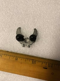 Image 2 of Vintage pewter biker pin Eagle