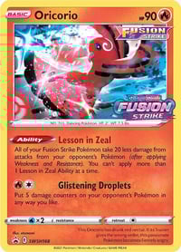 Oricorio - SWSH168 (Prerelease) - SWSH: Sword & Shield Promo Cards - Near Mint
