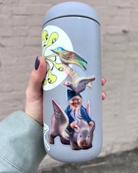 Image 1 of GnomeBirdStack Sticker