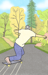 Image 1 of Backside Through Backwoods sticker