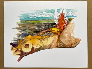 Image of Lava Love Laserprint 8”x10”