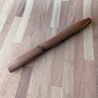 Image 3 of French Rolling Pin - Walnut 17.5"