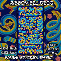 Ribbon Eel Deco Sticker Sheet - ETA April/may