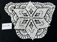 Image 3 of Lot of 3 Vintage White Cotton Doilies