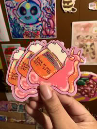 Image 2 of Med Bottle Snail Prints + Stickers