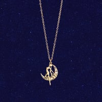 Image 1 of Preorder - Sailor Moon Store Original Silhouette Necklace (Usagi Tsukino)