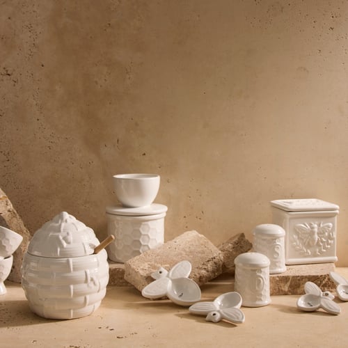 Image of Wildflower & Hive Measuring Spoons - White