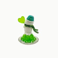 Image 2 of St. Patrick’s Day Dessert Snowman with lollipop