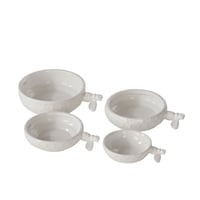 Image 1 of Wildflower & Hive Measuring Cups - White