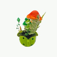 Image 6 of St. Patrick's Day/ Spring Gnome/ Leprechaun  with Kite tabletop decor 