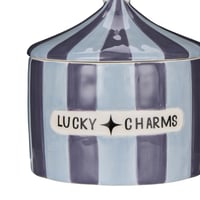 Image 1 of Lucky Charms Canister - Light Blue & Dark Blue