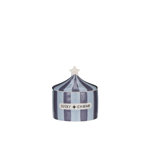 Image of Lucky Charms Canister - Light Blue & Dark Blue