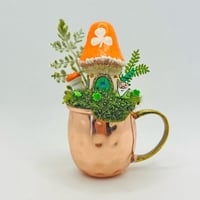 Image 2 of St. Patrick's Day copper mug tabletop decor