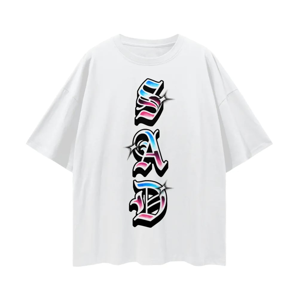 SAD Oversize Deep Drop Shoulder Tee - 190 GSM
