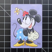 Minnie Mouse in Color! (Sketch Card)