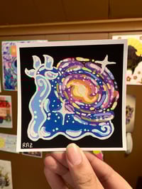 Image 1 of Universe Snail Prints + Stickers