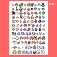 Image 5 of Pokémon Prints [GEN 1 - GEN 4]