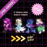 Image 1 of [PRE-ORDER] Deltarune Charms